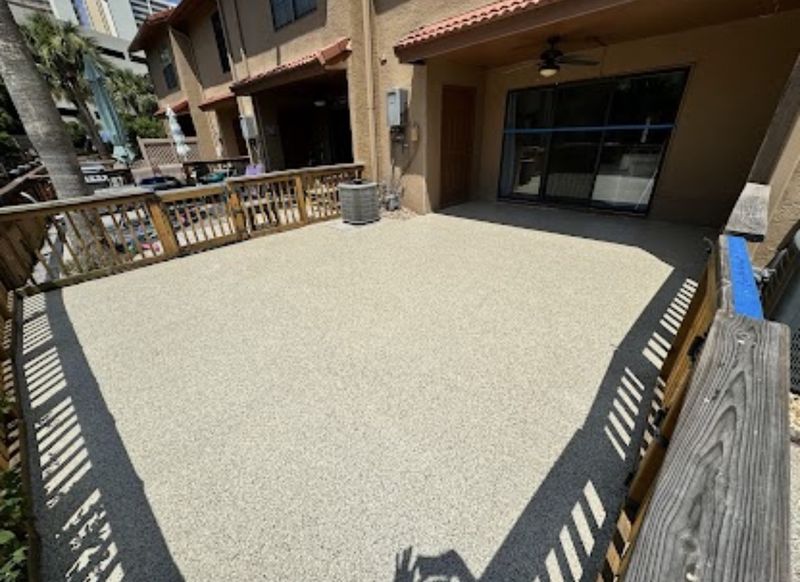 Florida patio coating